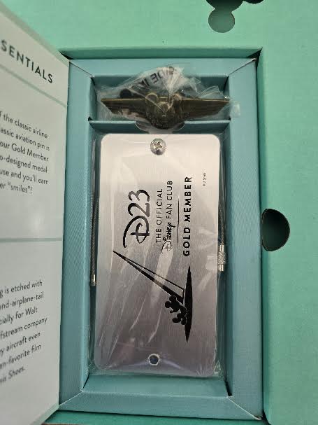 D23 Official Disney Fan Club 2022 Gold Member Collector Gift Set
