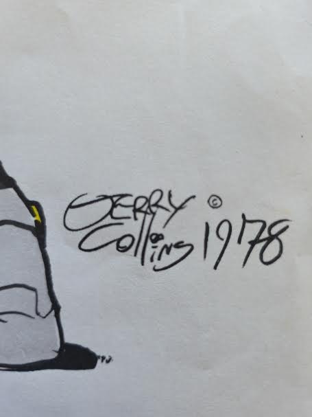 Jerry Collins Hand-Drawn Bamboid 1978