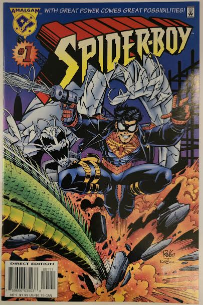 Spider-Boy #1 1996 Amalgam Comics NM Vintage Comic