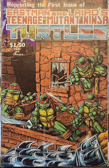 Teenage Mutant Ninja Turtles #1 1988 VG Fourth Printing Vintage Comic