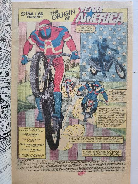 Team America #1 1982 FN Vintage Comic