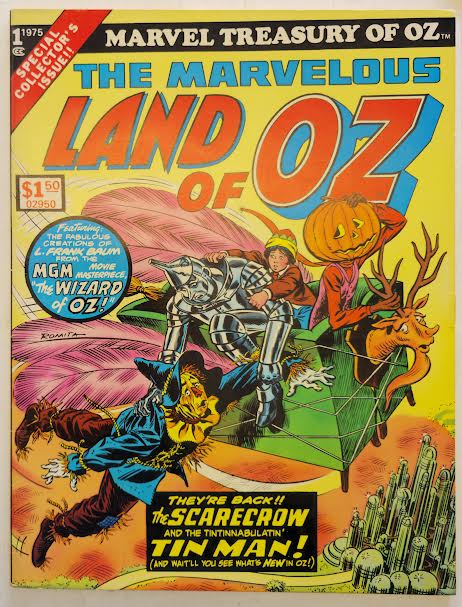 Marvel Treasury of Oz The Marvelous Land of Oz #1 1975 VF Vintage Comic
