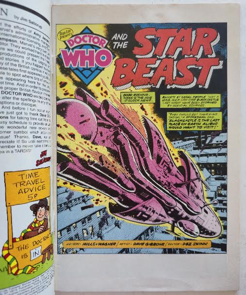 Doctor Who #1 1984 Vintage Comic