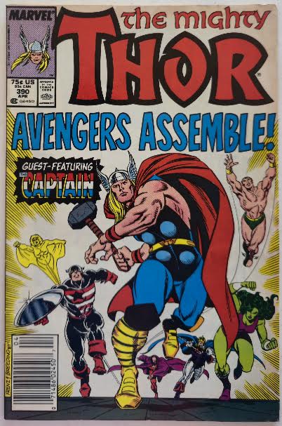 Thor #390 1988 Vintage Comic