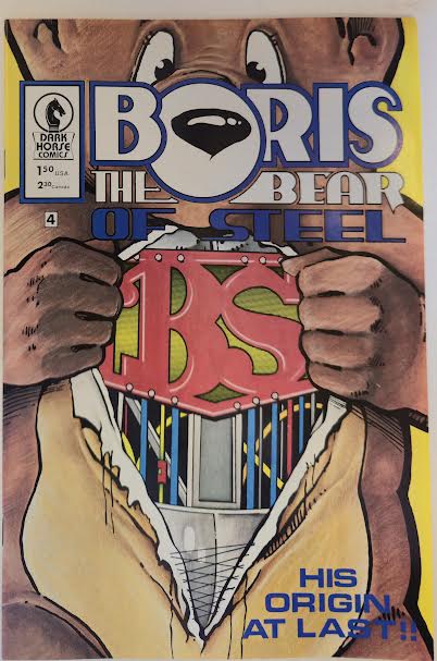 Boris the Bear of Steel #4 1986 VG-FN Vintage Comic