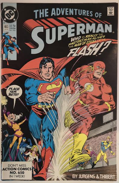 Adventures of Superman #463 1990 NM Vintage Comic