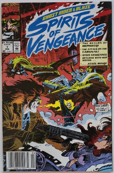 Ghost Rider/Blaze: Spirits Of Vengeance #7 (1992) Vintage Comic