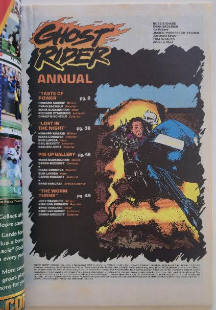 Ghost Rider Annual #1 1993 Vintage Comic