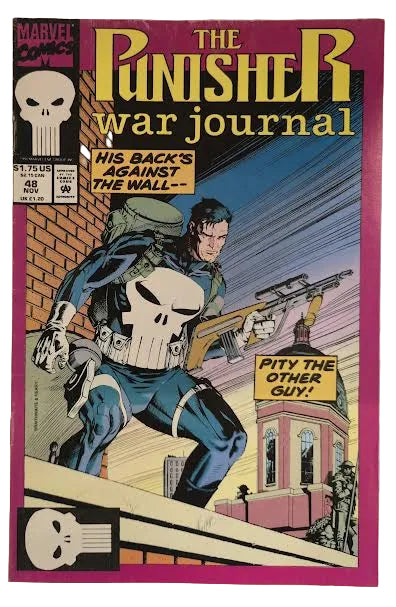 Punisher War Journal #48 1992 VF Vintage Comic
