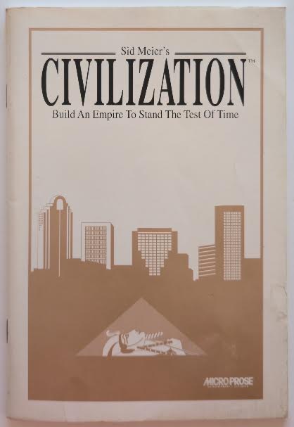 Sid Meier's Civilization MicroProse 1991 Game Manual
