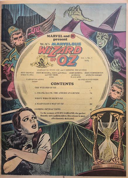 Marvel and DC Presents MGM's Marvelous Wizard of Oz #1 1975 FN Vintage Comic