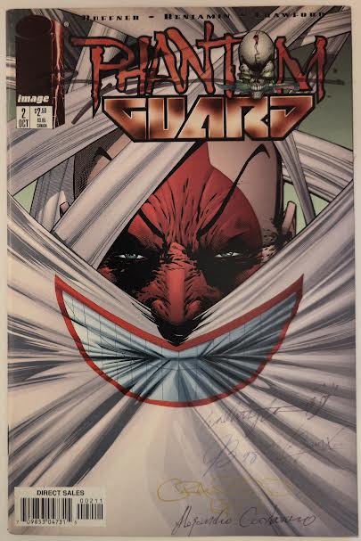 Phantom Guard #2 1997 Autographed VF-NM Vintage Comic