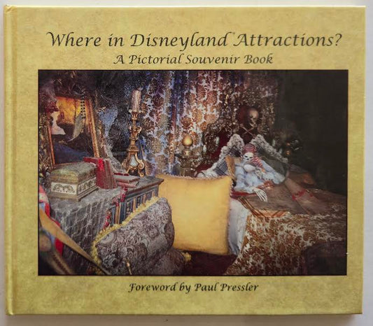 Where in Disneyland Attractions? A Pictorial Souvenir Book HC 1997 Vintage Book