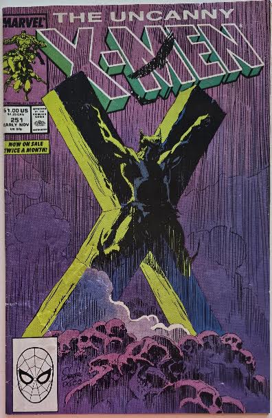 Uncanny X-Men #251 1989 Vintage Comic