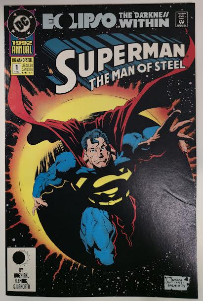 Superman: The Man of Steel Annual #1 1992 VF Vintage Comic