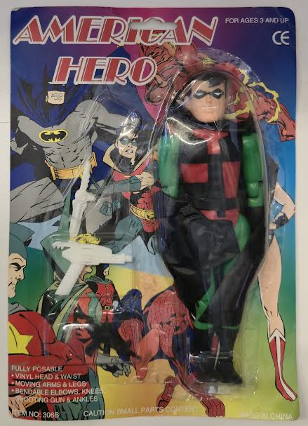 American Hero 8" Robin Bootleg Vintage Action Figure