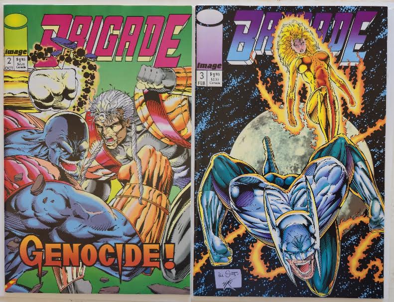 Brigade Image 2-Pak #2-3 Collection 1993 Vintage Comics