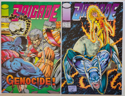 Brigade Image 2-Pak #2-3 Collection 1993 Vintage Comics