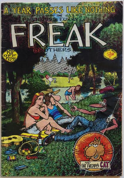 Fabulous Furry Freak Brothers #3 1980 First Printing Vintage Comic
