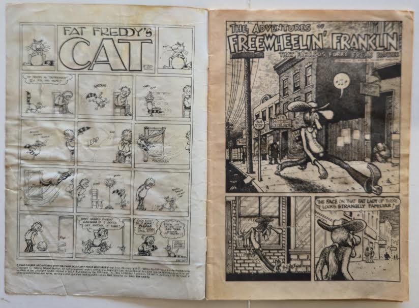 Fabulous Furry Freak Brothers #3 1980 First Printing Vintage Comic