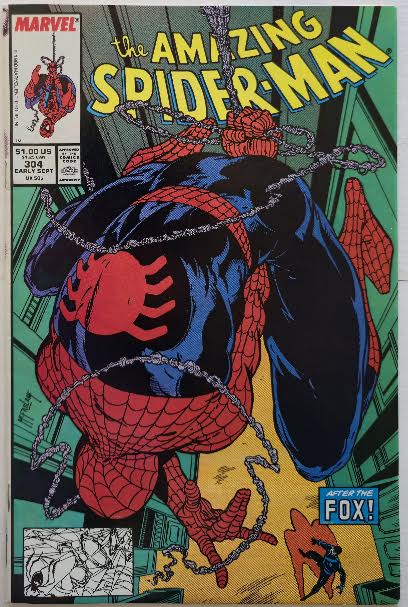 Amazing Spider-Man #304 1988 VF Vintage Comic