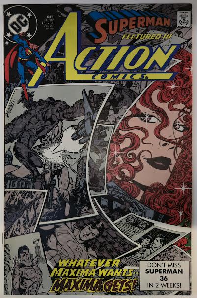 Action Comics #645 1989 NM Vintage Comic
