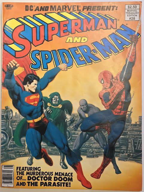 Marvel Treasury Edition featuring Superman and Spider-Man #28 FN-VF 1981
