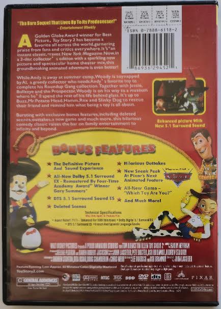 Toy Story 2 Two-Disc Special Edition DVD