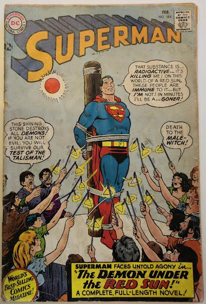 Superman #184 1966 FR-GD Vintage Comic