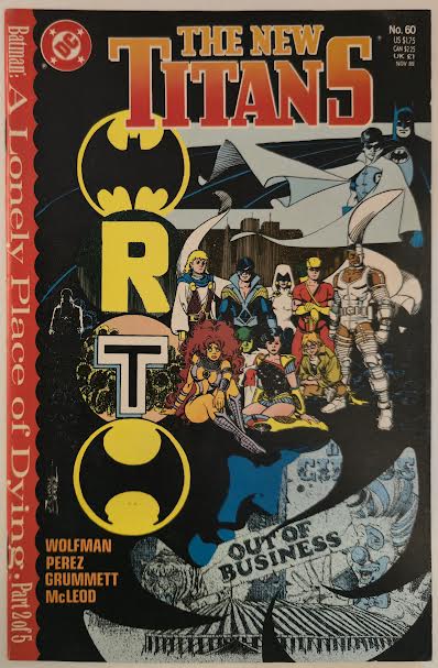 New Teen Titans #60 1989 NM Vintage Comic