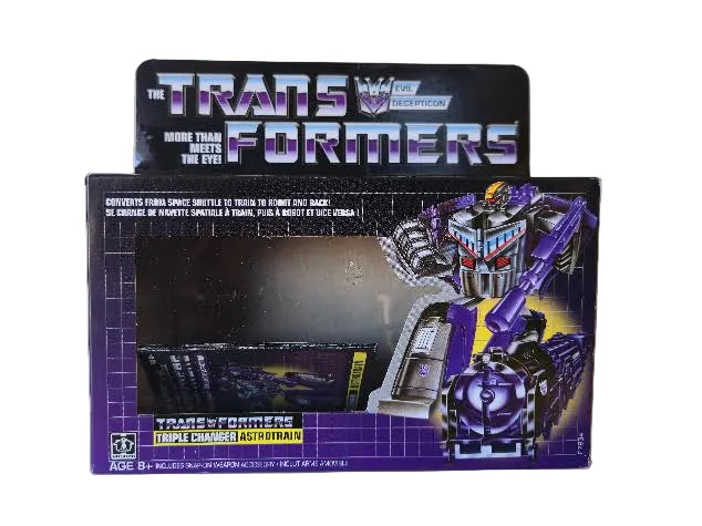 Transformers Evil Decepticon Triple Changers Astrotrain G1 Reissue