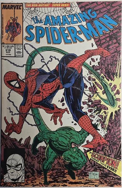 The Amazing Spider-Man #318 1989 VF-NM First Printing Vintage Comic
