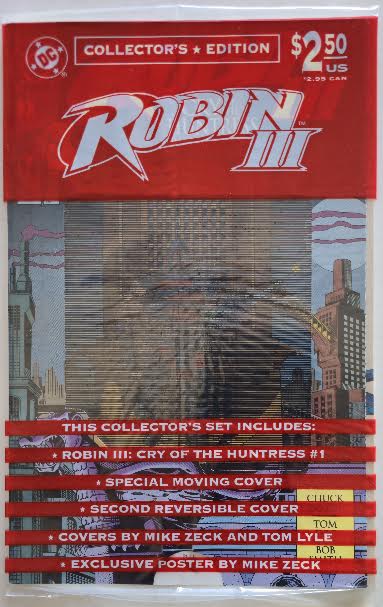 Robin III: Cry of the Huntress #1 Collector's Set Sealed Variant 1991 NM Vintage Comic