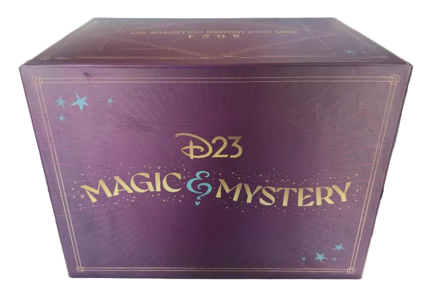 D23 Magic & Mystery 2024 Gold Member Collector Set with Mickey Mouse and Malificent Figures
