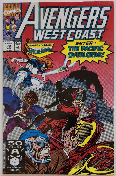 West Coast Avengers #70 (1991) Vintage Comic