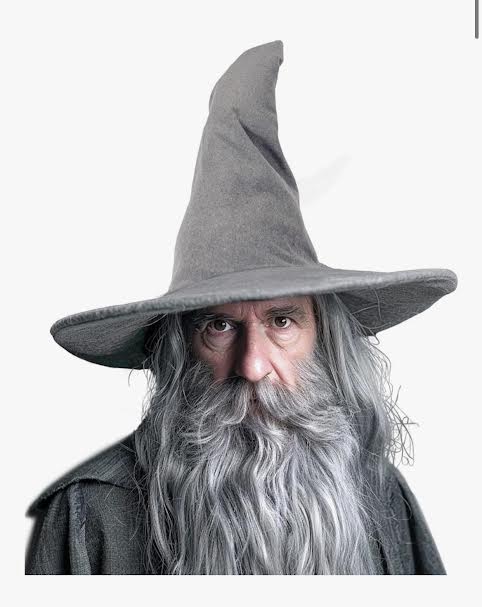 Grey Wizard Hat