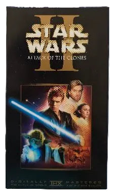 Star Wars II: Attack of the Clones 2002 VHS Vintage Film (Pre-Owned)