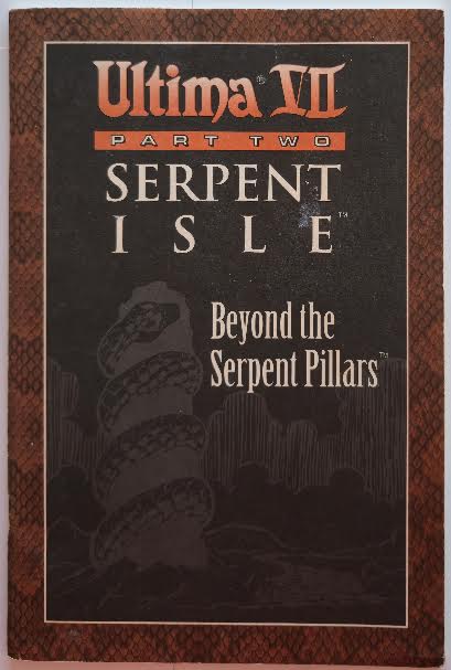 Ultima VII Part Two: Serpent Isle Beyond the Serpent Pillars Booklet and Player Reference Guide 1993