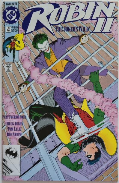 Robin II: Joker's Wild #4 Collector's Set Unsealed Polybag with Trading Card 1991 Vintage Comics