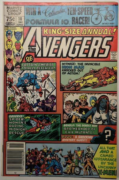Avengers King Size Annual #10 1981 GD Vintage Comic