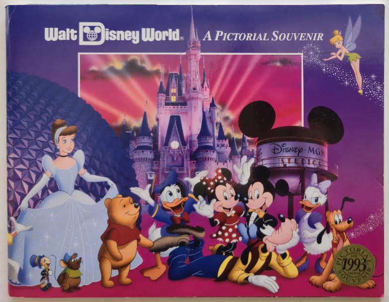 Walt Disney World: A Pictorial Souvenir 1993 Edition Vintage Book