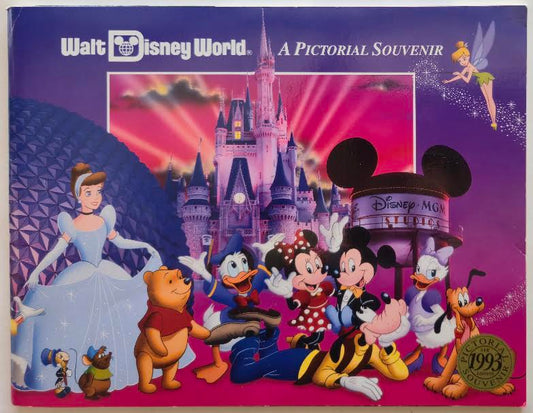Walt Disney World: A Pictorial Souvenir 1993 Edition Vintage Book