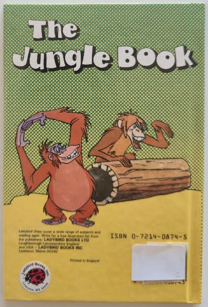 The Jungle Book HC 1985 Ladybird Vintage Book