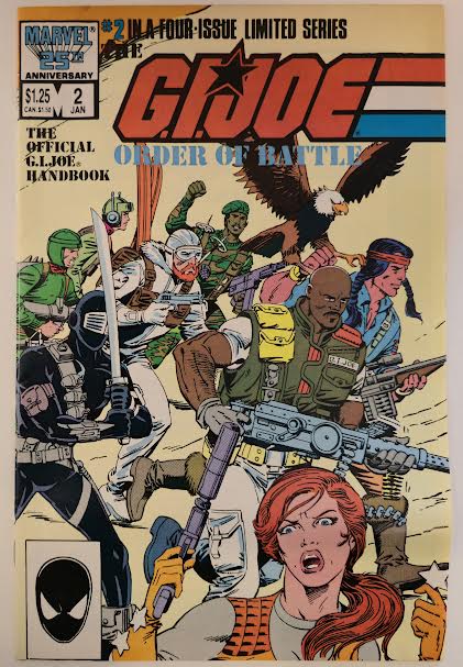 GI Joe Order of Battle #2 1986 VF Vintage Comic