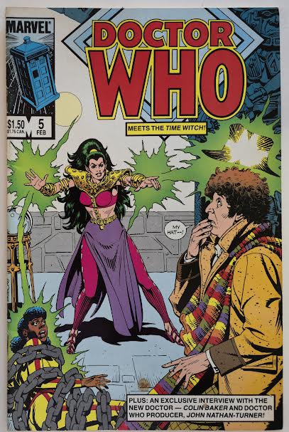 Doctor Who #4 (Wraparound Cover) and #5 1985 Vintage Comics