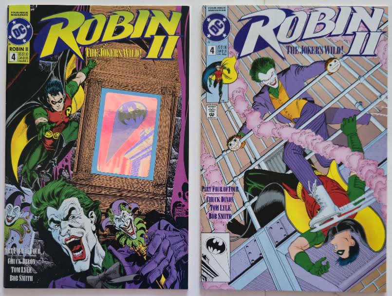 Robin II: Joker's Wild #4 Collector's Set Unsealed Polybag with Trading Card 1991 Vintage Comics