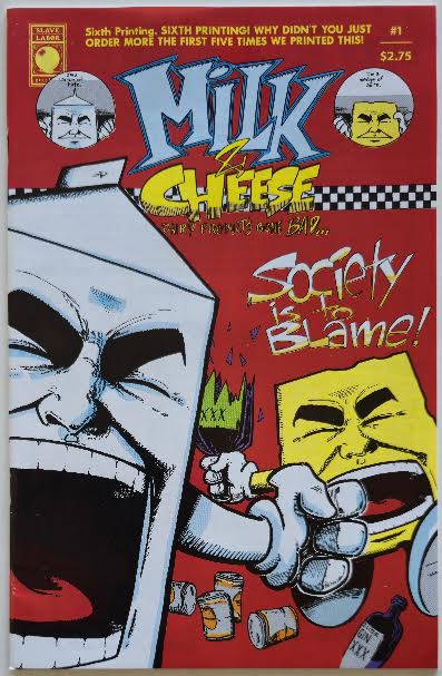 Milk and Cheese #1 Sixth Printing (1991) Vintage Comic