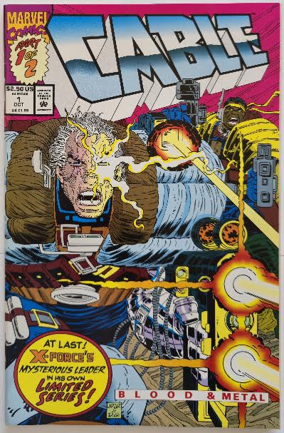 Cable #1 1992 Wraparound Cover Vintage Comic