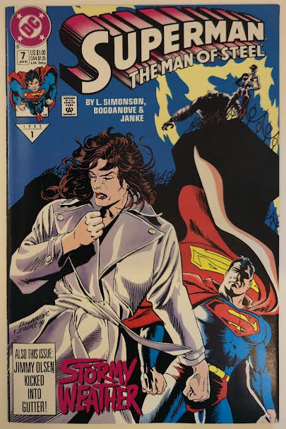 Superman: The Man of Steel #7 1992 NM Vintage Comic