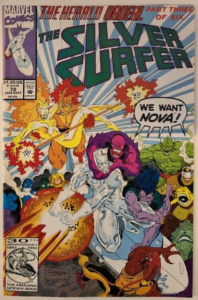 Silver Surfer #72 1992 VG-FN Vintage Comic